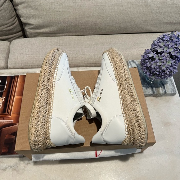 Christian Louboutin White Espadrille Sneakers - Picture 8 of 16